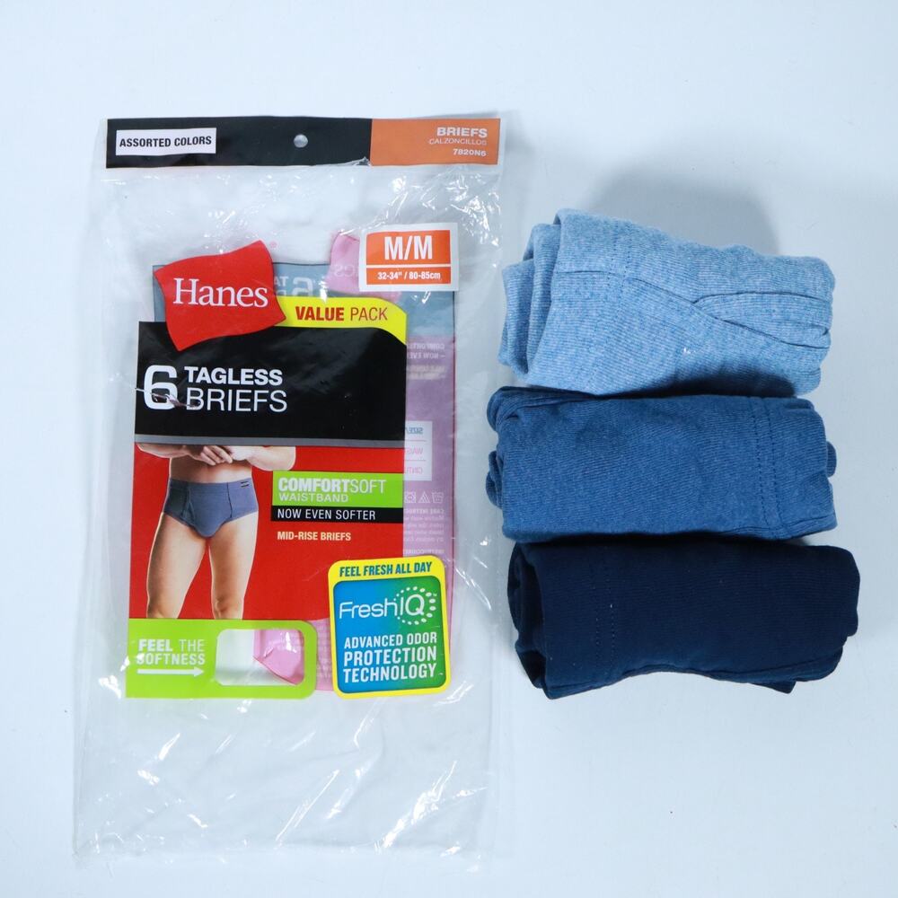 Hanes Men's Comfort Soft Waistband Mid-Rise Briefs Lot of 3 FreshIQ 2014